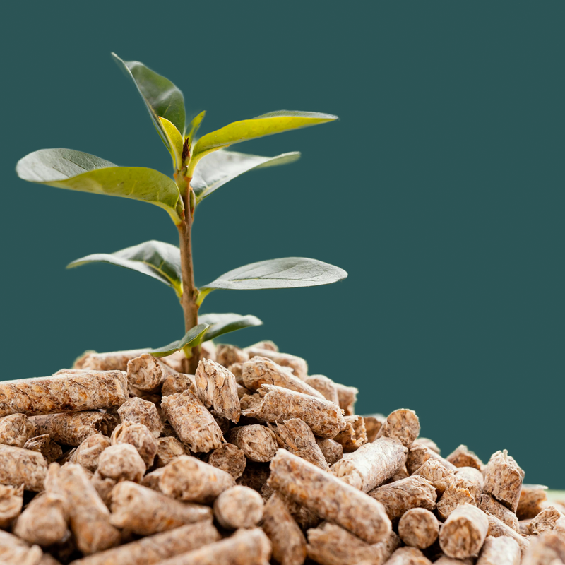 Houtpellets voor biomassa verwarming