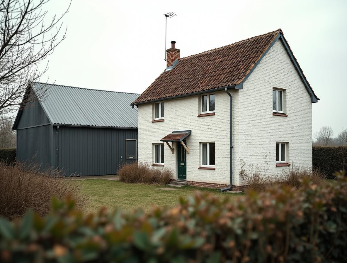 Belgische bungalow uit de jaren 70 met werkplaats achter de woning