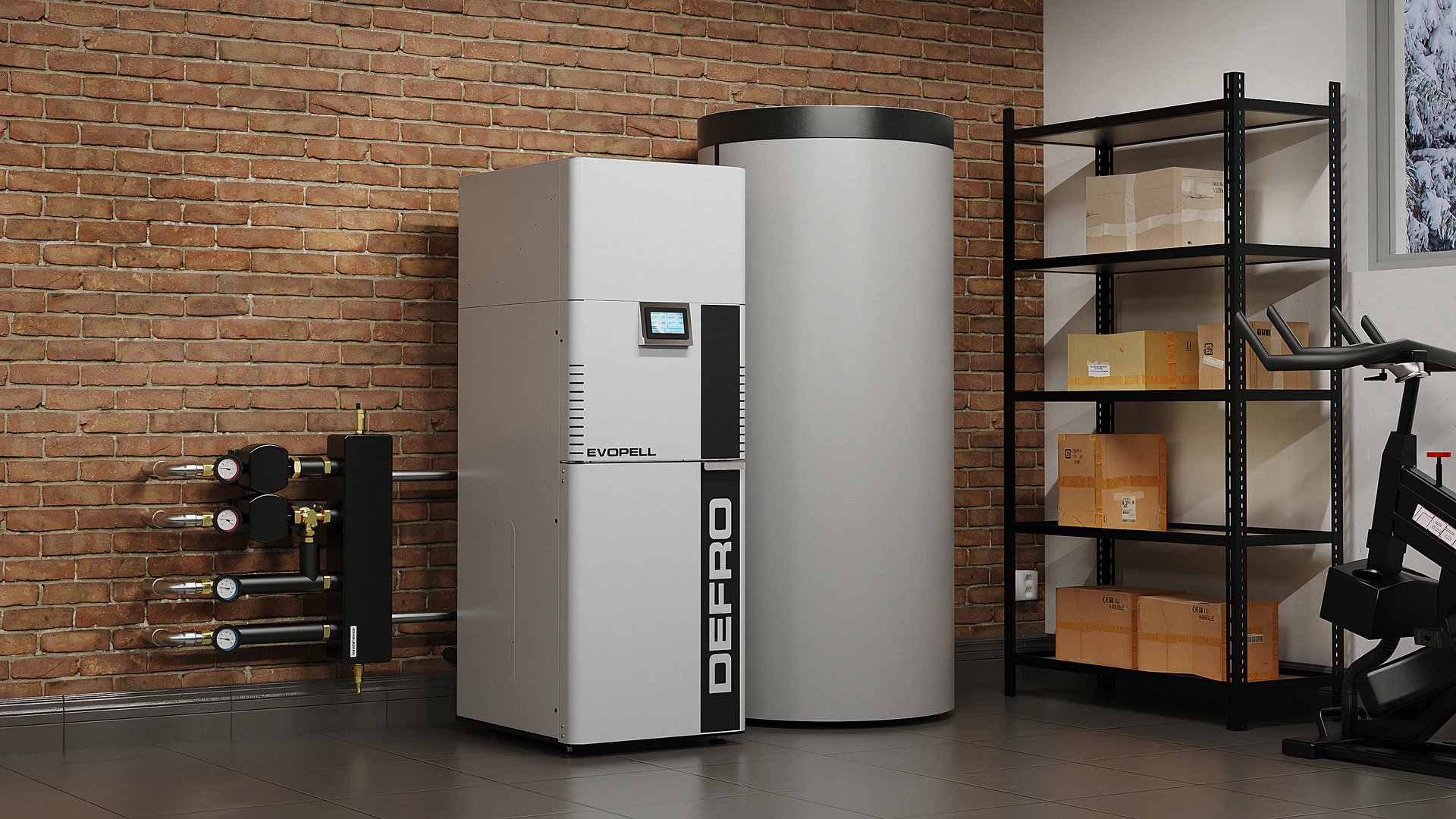 Defro Evopell pelletketel — Europese kwaliteit